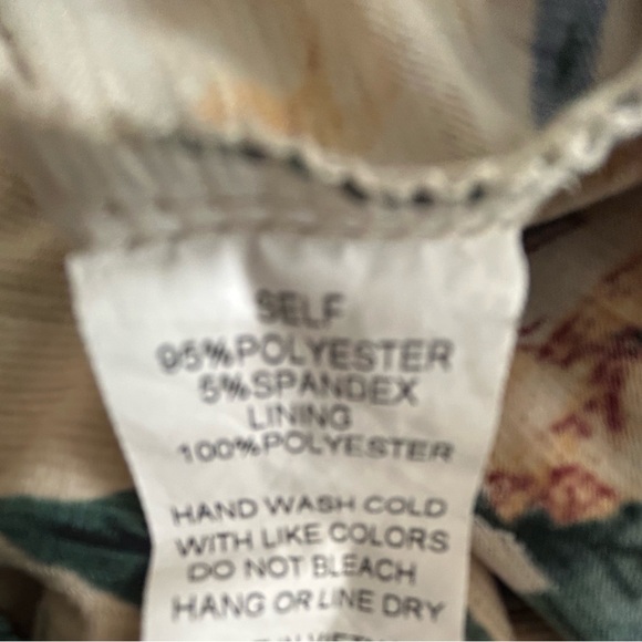 NAIF Like NewCream and Green Floral Maxi Dress Size M. C:4621 - Picture 4 of 4